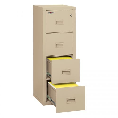 22"D Four Drawer Fireproof Turtle File
