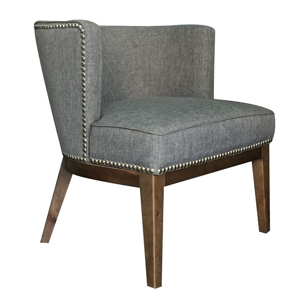 Ava Driftwood Oversized Accent Chair