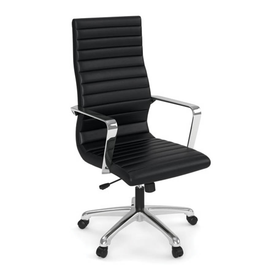 Closeout Executive High Back With Chrome Frame