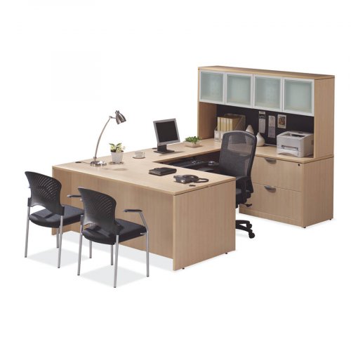 Laminate U Desk by Office Source