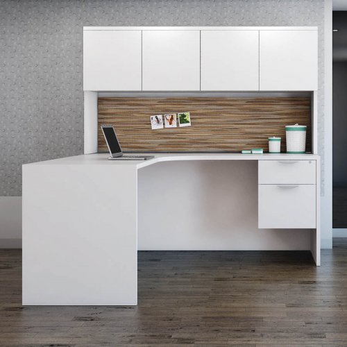 Laminate L Desk by Office Source