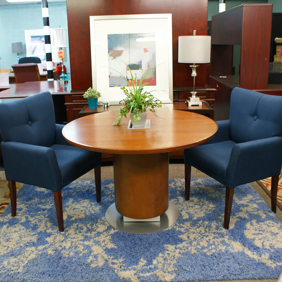 Used 48 Conference Table With Power Mcaleer S Office Furniture Used 48 Conference Table With Power