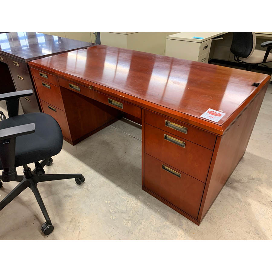 Used Kimball Executive Desk Mcaleer S Office Furniture Mobile Al