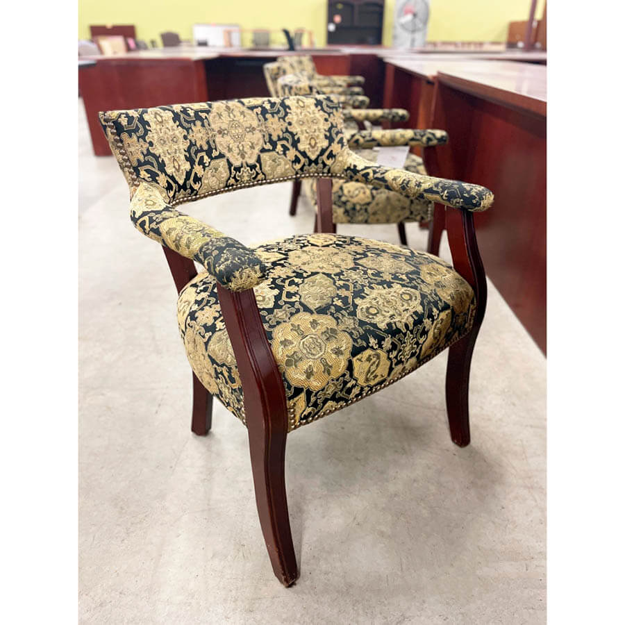 Used Fabric Captain s Chairs